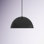 Luminaire suspendu en forme de dôme à 1 lumière à intensité variable Rancourt