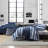 Nautica Harmead Solid Reversible Navy Comforter Bonus Set-92565294