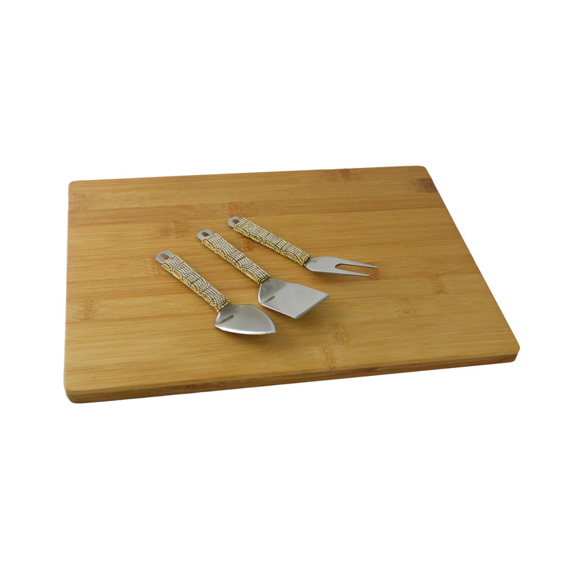 Three Star Im/Ex Inc. Bamboo Cheese Board Utensil