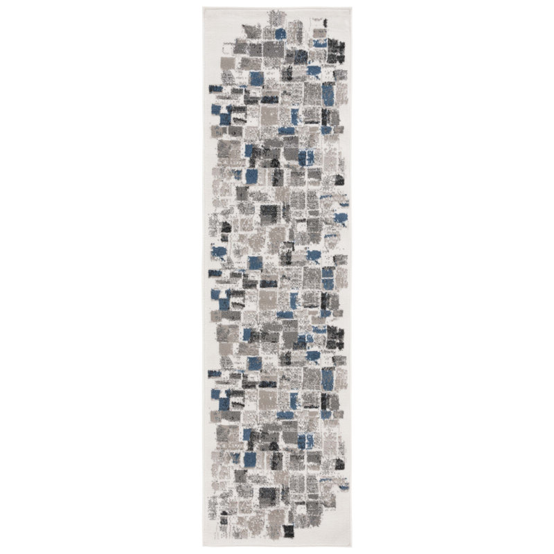 Nagelly Performance Abstract Rug, Runner 2'2" x 8'