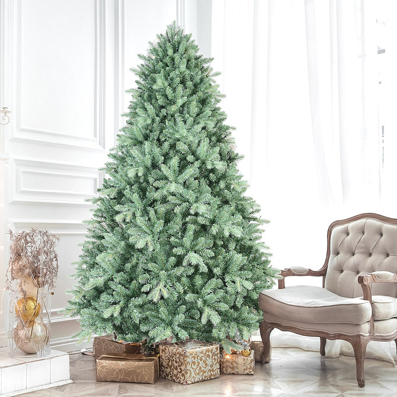  Arbre de Noël bleu-vert avec 2518 pointes PE + PVC, 40'