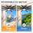72"/80" Large Industrial Ceiling Fan With Light, 12 Reversible Blades, Quiet Reversible DC Motor & Remote, Downrod Mount