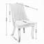 Chaise de salle à manger en lin-1401943040