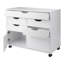 Armoire mobile à 5 tiroirs Sutton, H 26,12 po x l 32,12 po x P 15,87 po-461639317