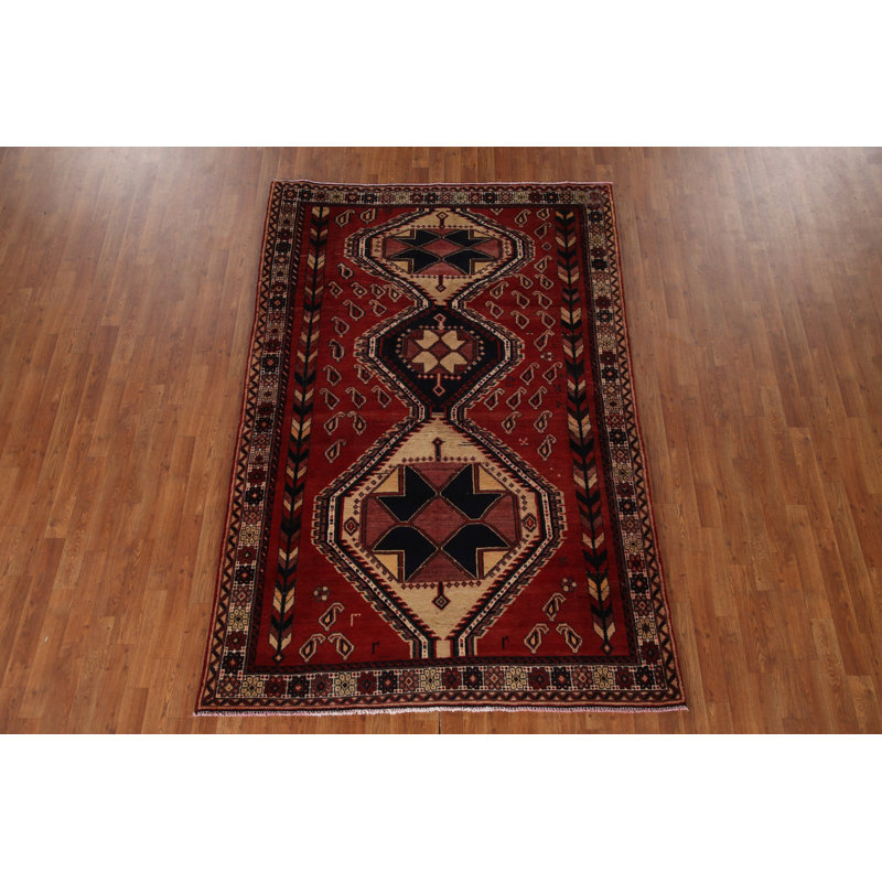 Tapis tribal en laine 5 x 8