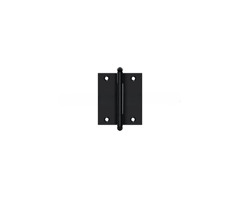 Deltana CH3025U19 3" x 2-1/2" Hinge, w/ Ball Tips in Paint Black Pair
