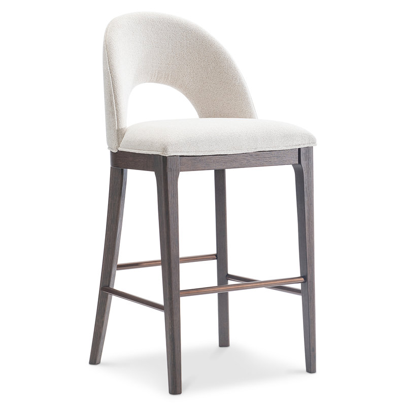 Raff Upholstered Stool, Bar Stool (31.5" Seat Height)