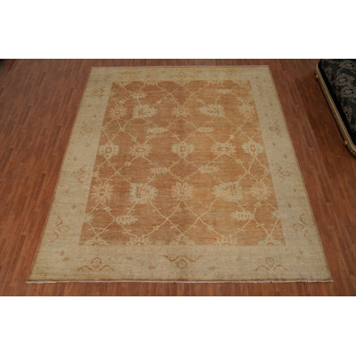Vegetable Dye Oushak Oriental Large Rug 12x14