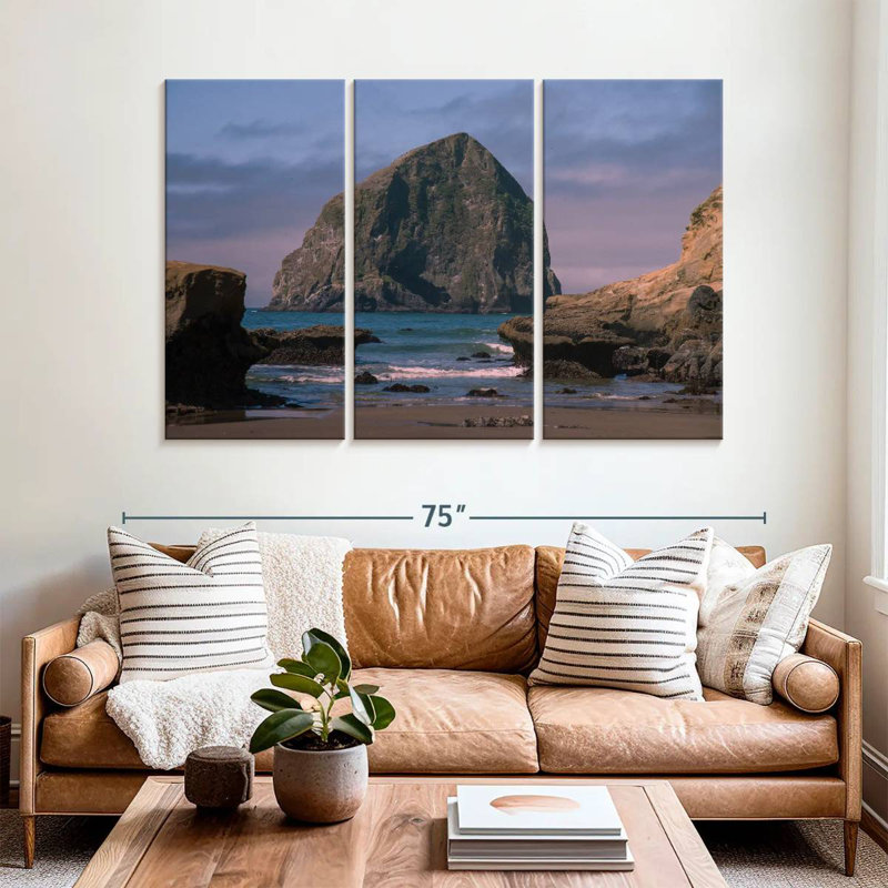 Gillard Oregon Haystack Rock, 42" H x 65" W