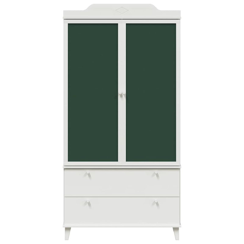 Manufactured Wood Wardrobe, White