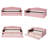 Twin Size Teddy Fleece Daybed With Trundle And Smart LED Lights - Upholstered Sofa Bed - Beige-12622087-12622085