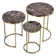 Alexy Rosso Levanto Marble Nesting Table