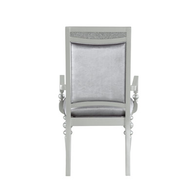 Chaise avec accoudoirs en tissu Maverick (ensemble de 2)