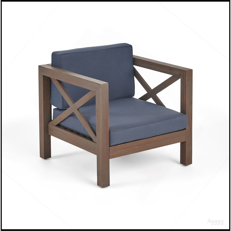 Fauteuil club Brava, Gris, Gris
