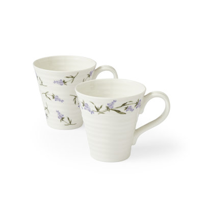 Portmeirion Sophie Conran-Lavandula tasses S / 2 12 oz Lavandula
