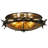 Rustic Lodge Glass Semi Flush Mount