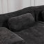 Combinaison modulaire, forme de joint en bambou, fauteuil, très grande compression et assise profonde en chenille 3 + 1 places (avec 3 coussins)-1710918935