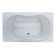 Cayman 71.38'' x 41.5'' Drop-In Acrylic Bathtub