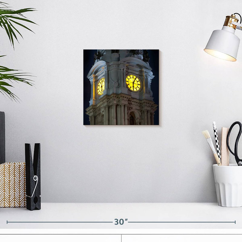 Tour de l'horloge Lilie Philadelphia, H 10 po x l 10 po