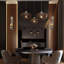 Applique murale en métal Everly Quinn Bella Palacio Porte-bougie décoratif décoratif en mosaïque et en fer - pièce unique (sable doré)