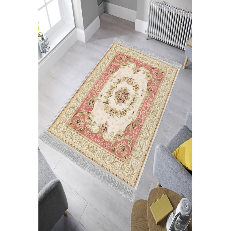 Luxurious Velvet Area Rug (4.6 x 7.2 ft), 100% Antibacterial Fabric, Non-Slip Cotton Backing, Pile Height: 0.4 in | Machine Washable, 3D Digital Print Design | Perfect for Living Room & Bedroom Decor, Soft & Durable