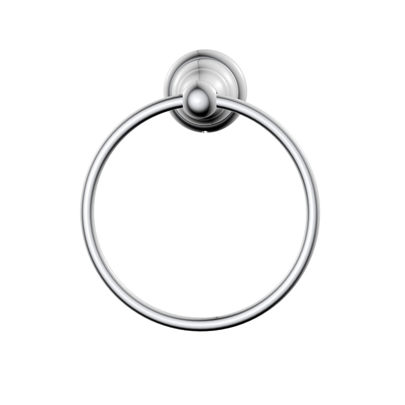 Anneau à serviette, Chrome poli