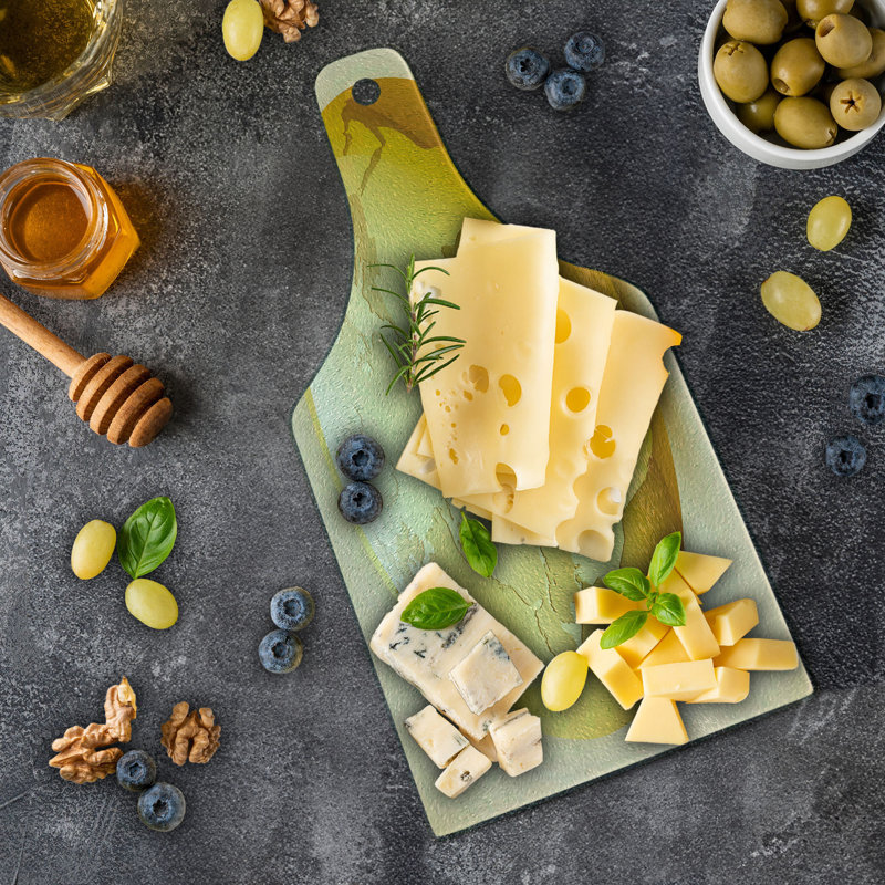 Planche à découper en verre trempé Ambesonne