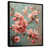 Toile avec cadre flottant noir