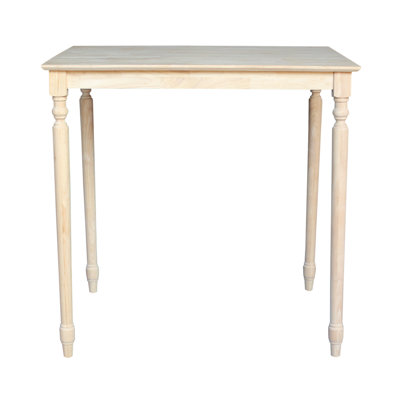 Turned Solid Wood Dining Table