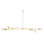 Linear Brass Chandelier
