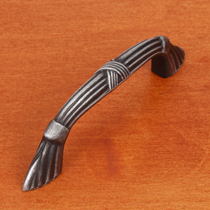 CP Series 3 1/2" Center to Center Arch Pull, Distressed Nickel, 3"