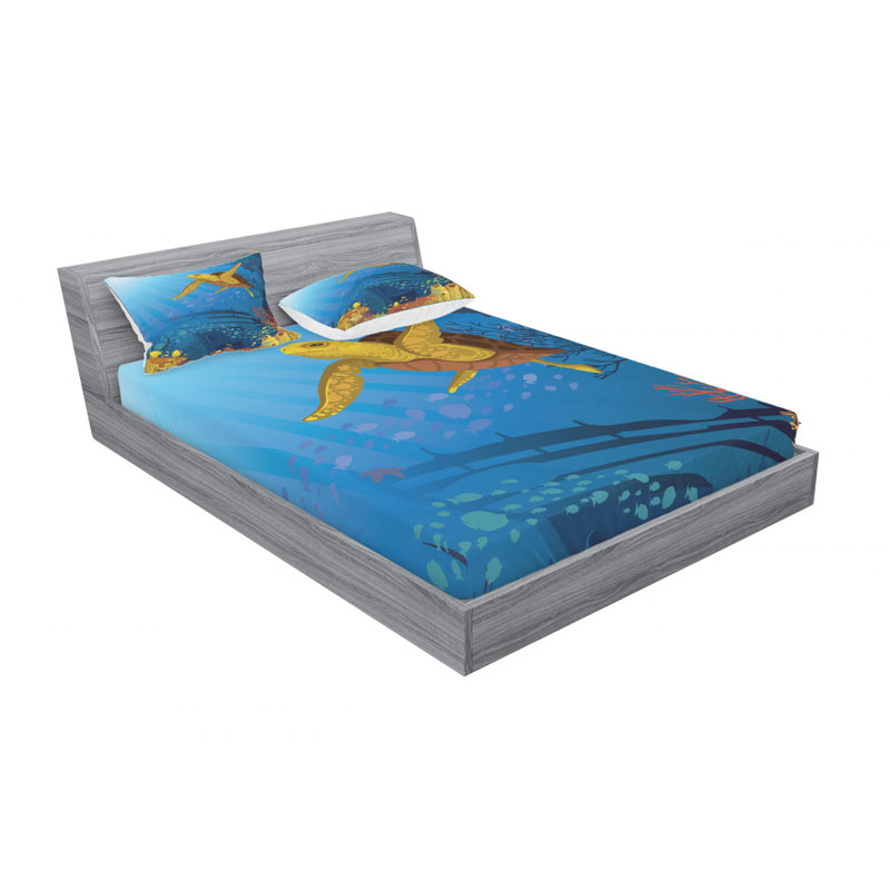 Microfiber Sheet Set, Twin Sheet Set with Fitted Sheet