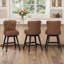 Tabouret de comptoir pivotant 26 po Zorla-330407066-330407067