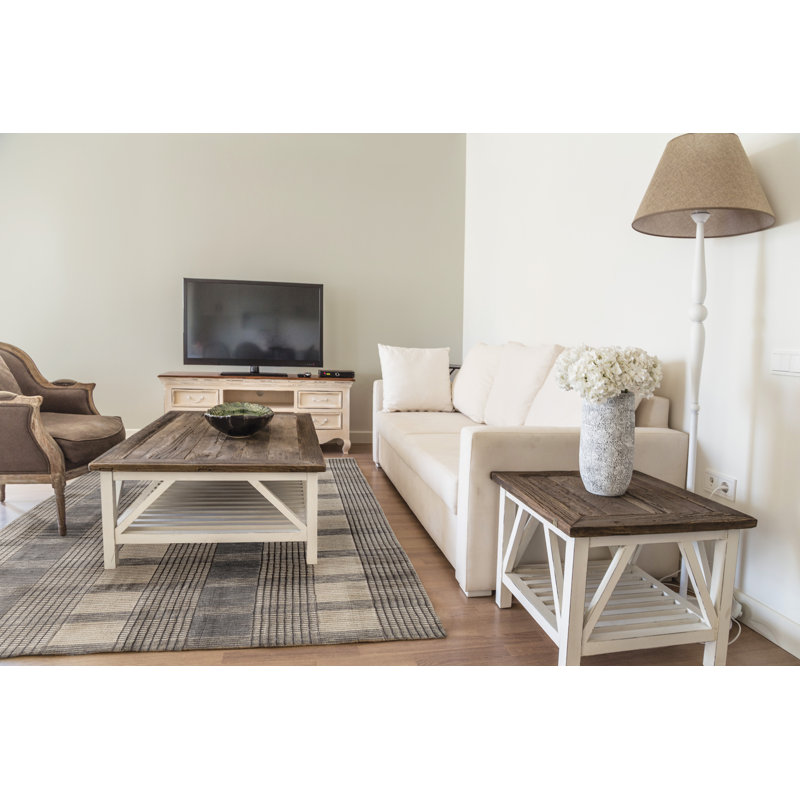 Tapis multicolore en laine touffeté à la main Massengale, Rectangle 5 pi x 8 pi