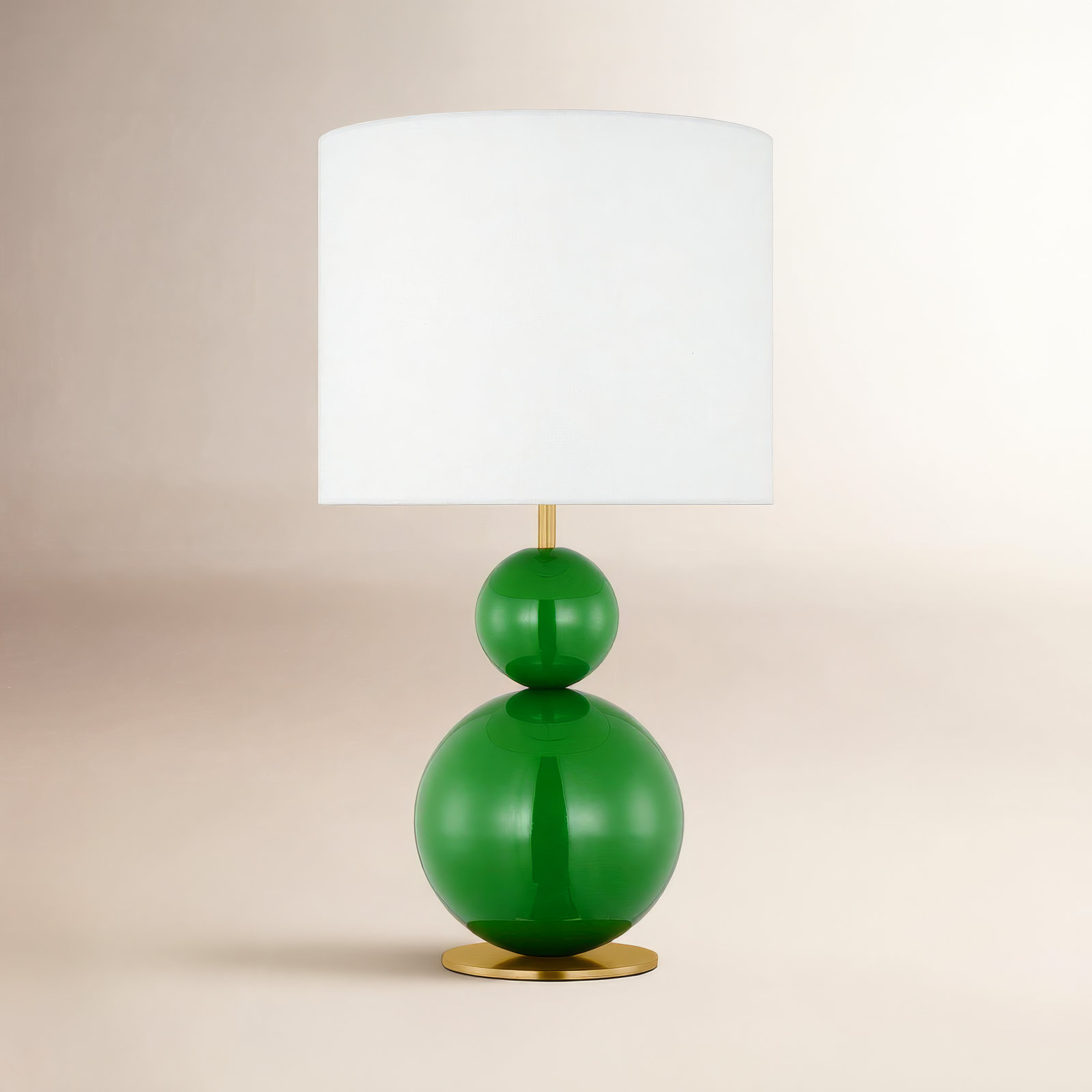 Anthony Metal Table Lamp, Green