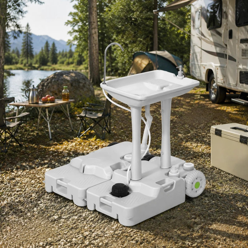 Station de lavage des mains portable avec robinet L 16,5 po x l 28,3 po