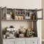Grande armoire de rangement avec bahut 67 po-216296874