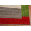 Tapis indien rayé Gabbeh 8