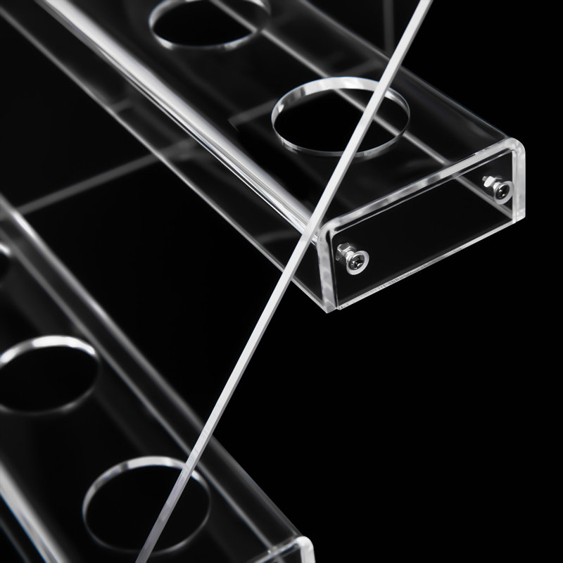 4-Tier 24 Display Holes Acrylic Cone Ice Cream Stand
