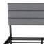 Base de lit plateforme grand lit - avec tête de lit, aucun sommier requis, rangement sous le lit de 14 po?-943447504-943447511