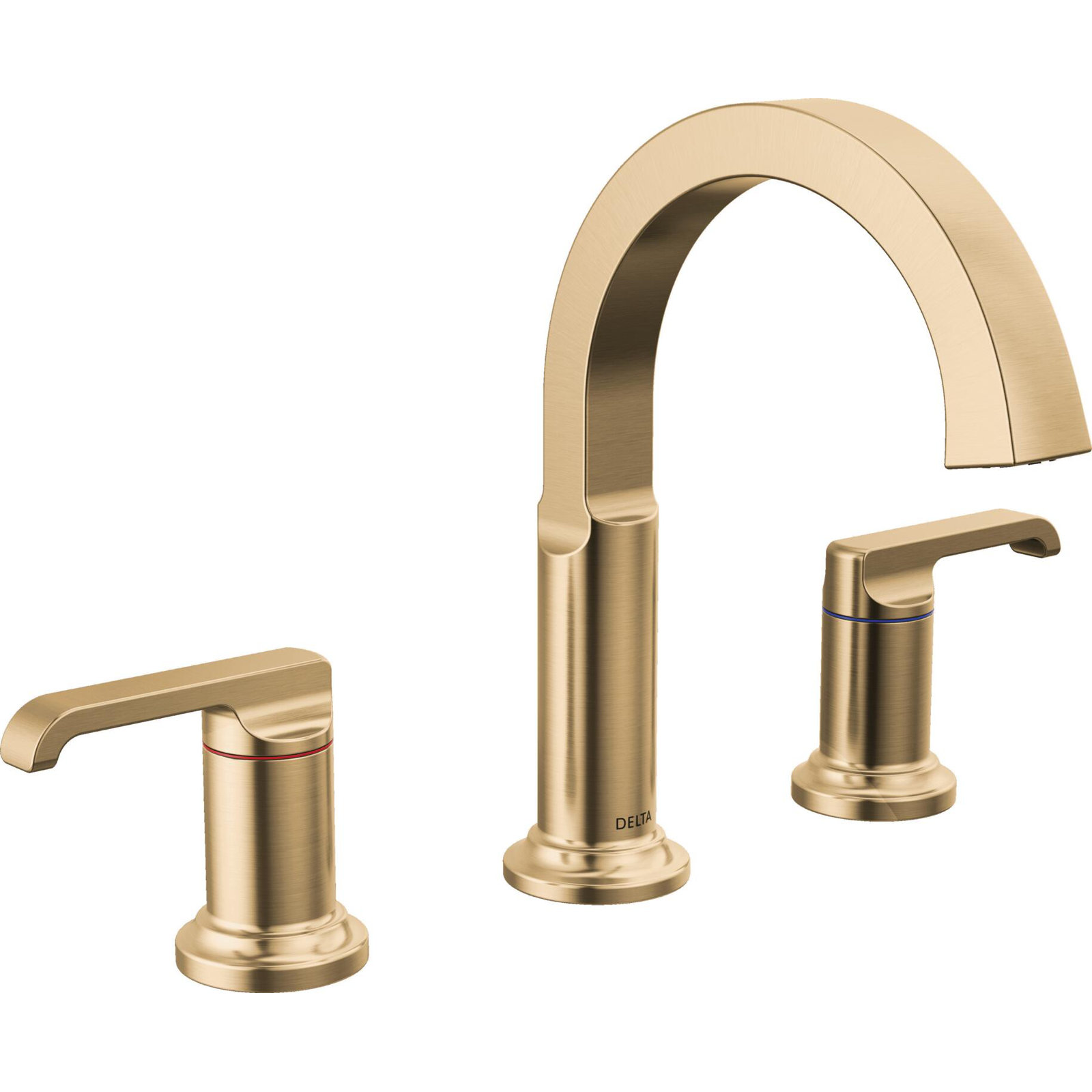 Tetra 3-Hole Widespread Bathroom Faucet, 2-Handle Bathroom Sink Faucet with Drain Assembly, Bronze