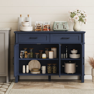 Buffet Buffet avec tiroirs, tablettes et portes
