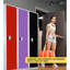 Casier 72 po x 12 po x 12 po à une porte en acier à une porte avec serrure numérique - Rangement pour employés, étudiants, salle de sport, lieu de travail-102036273