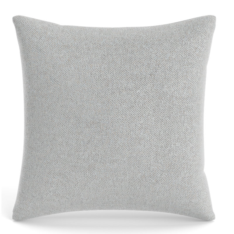 Chino Pillow Cover & Insert, Slate, Square 22"