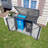 Outdoor Trash Can Storage Shed