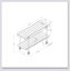 Console de style industriel 1pc