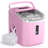 Simzlife 26Lbs. Daily Bullet Ice Countertop Ice Maker Ice Machine With Handle,Self-Cleaning Ice Makers, 26Lbs/24H, 9 Ice Cubes Ready In 6 Mins For Home/Kitchen/Bar/Party/Camping-106240015