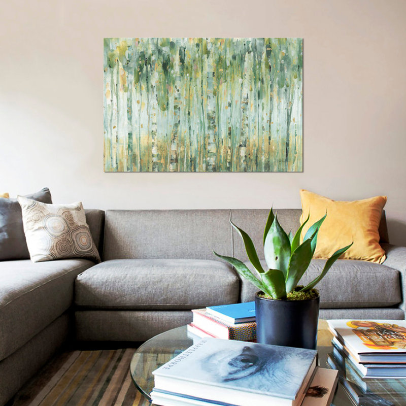 «The Forest I», reproduction d'art sur toile, H 12 po x l 18 po x P 1,5 po, Toile tendue, Pas de tapis
