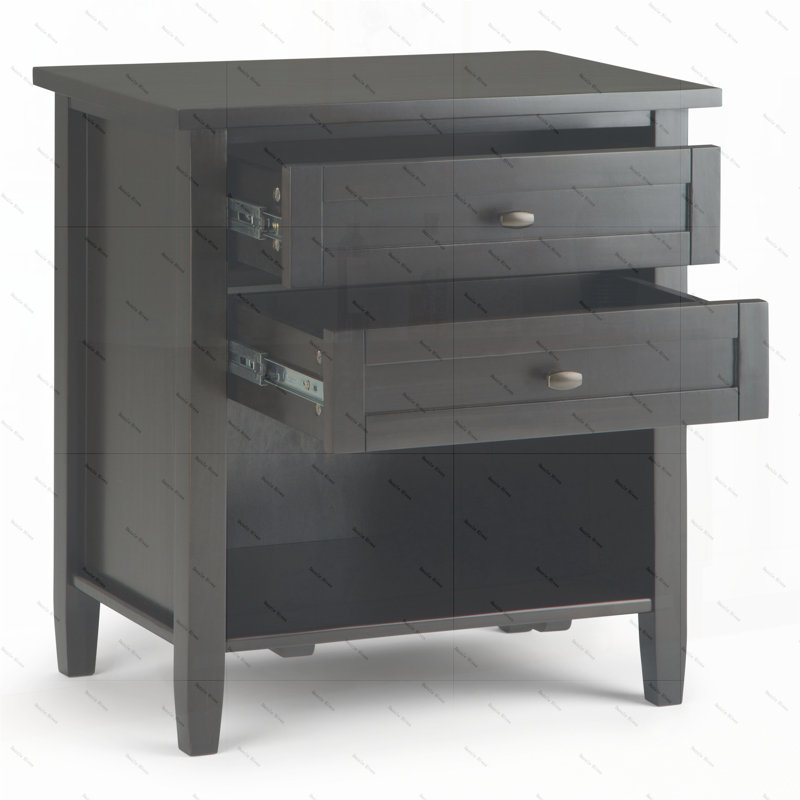 Warm Shaker - Table de chevet - Hickory brun