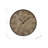 Clocks, 20" Round, Wall Clock, Brown, Transitional